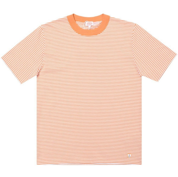 Armor Lux Striped T-Shirt - Orange & White
