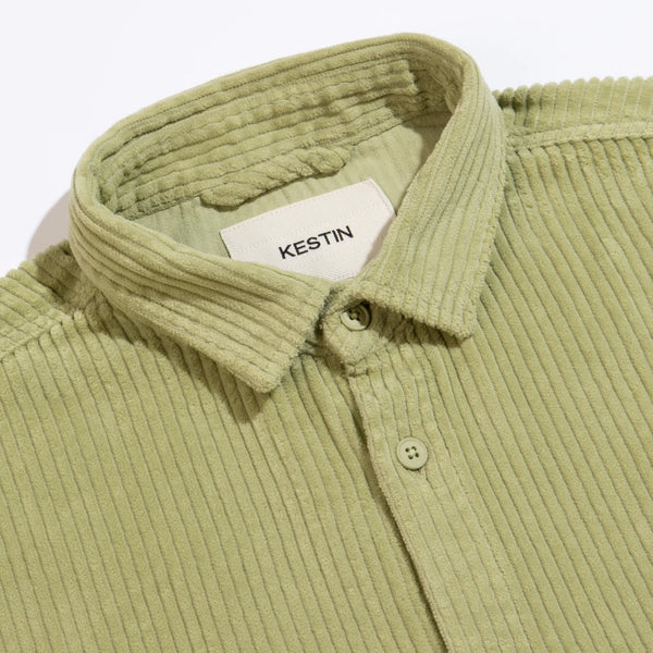 Kestin Armadale Overshirt - Pistachio Cord