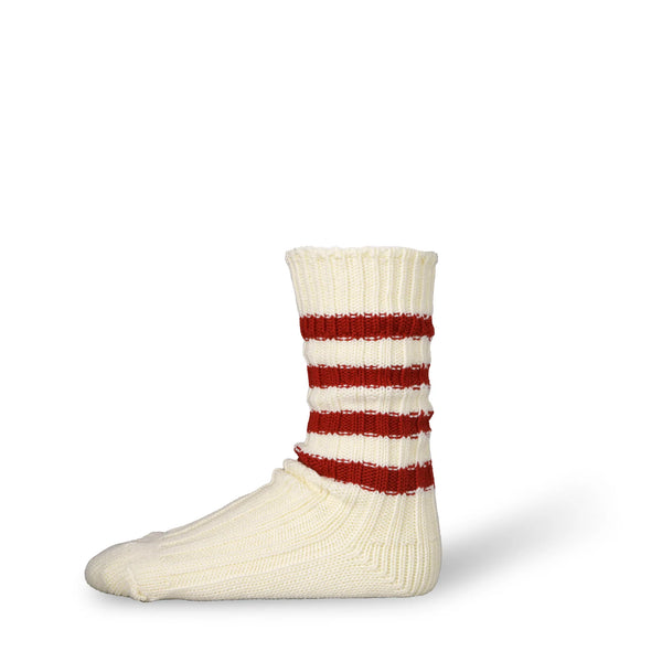 Decka Heavyweight Socks Stripes - Red