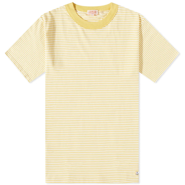Armor Lux Striped T-Shirt - Yellow & White