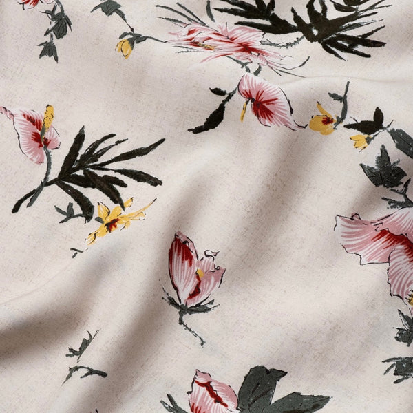 Kestin Crammond Shirt - Ecru Floral Print